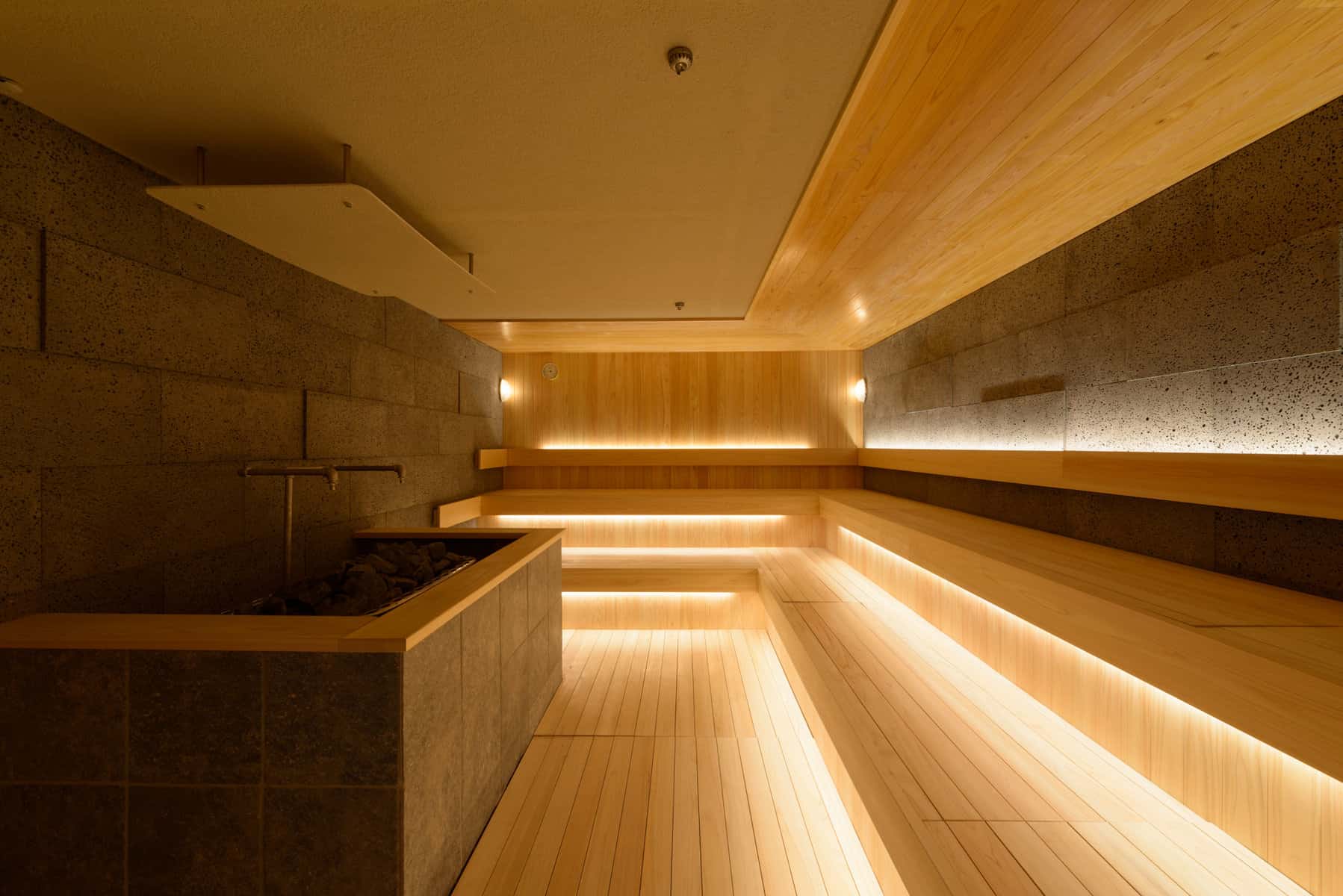 東京都温浴施設 サウナ室